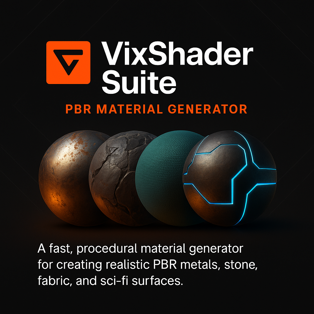 VixShader Suite – PBR Material Generator