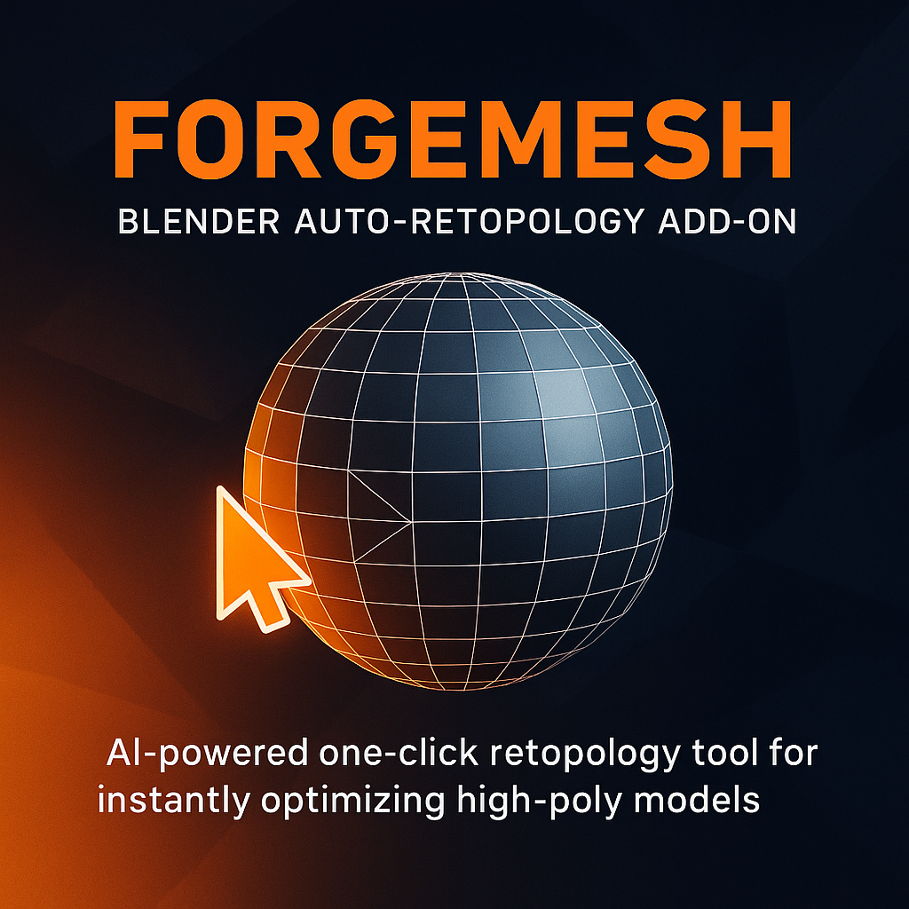 ForgeMesh – Blender Auto-Retopology Add-on