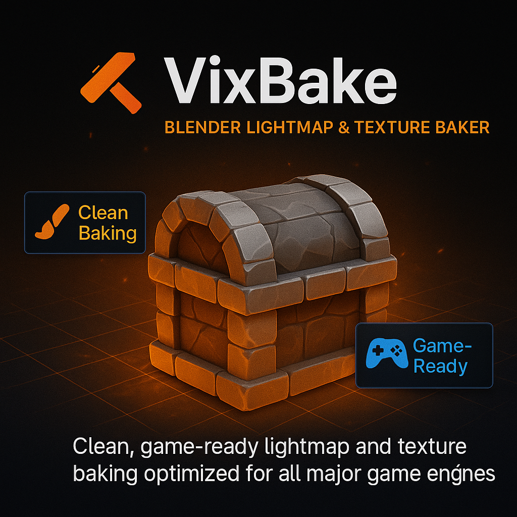 VixBake – Blender Lightmap & Texture Baker