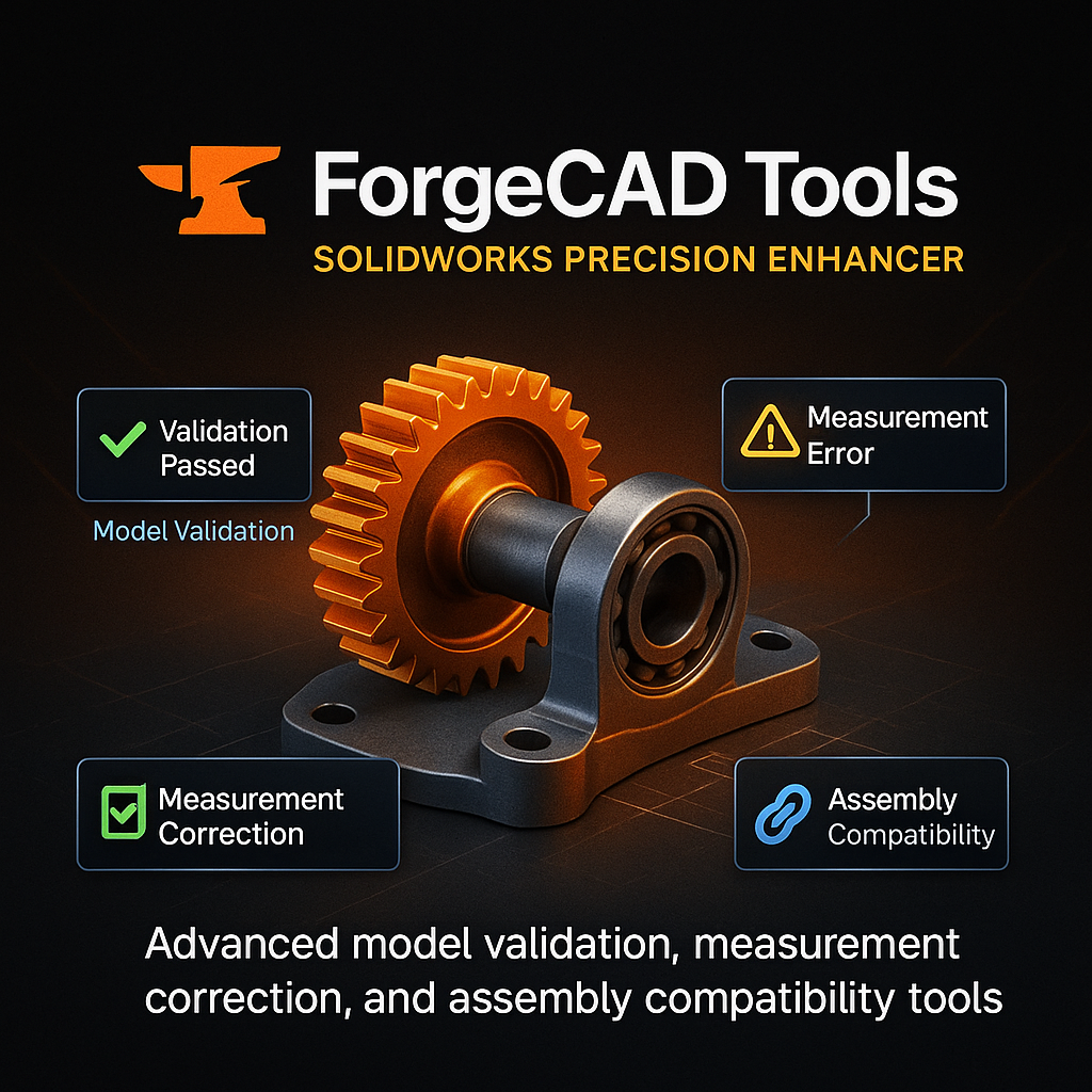 ForgeCAD Tools – SolidWorks Precision Enhancer